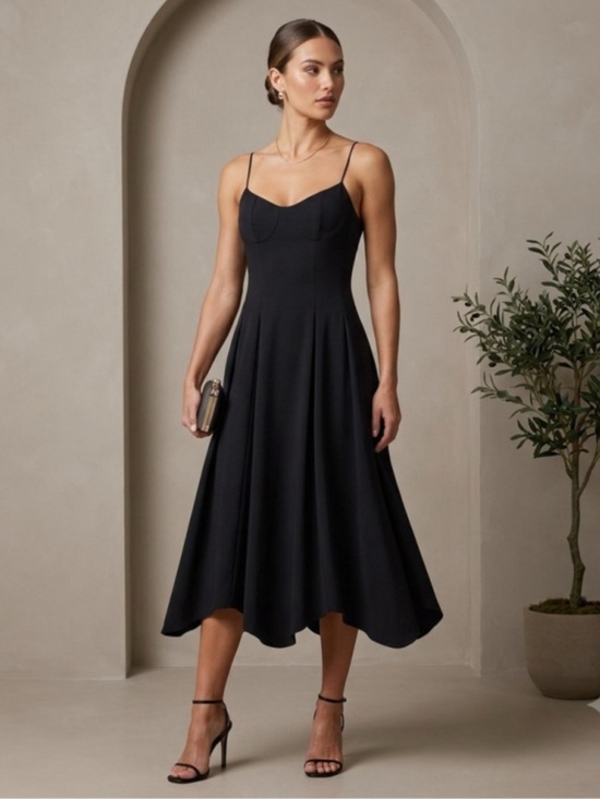 Commense Dresses & Skirts - Commense Black Midi Dress 🖤